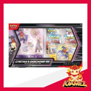 Get your Cynthia’s Garchomp ex Premium Collection now at iGamez