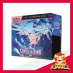 Get your Pokémon ME04 Chaos Rising Elite Trainer Box now at iGamez in Kulim. Shop authentic booster boxes, sleeve packs, and checklane blisters with fast nationwide shipping across Malaysia.