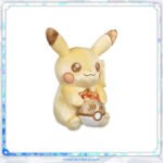 Celebrate 30 years of Pokémon with the Pikachu 30th Celebration Gold Plush. Featuring a special gold anniversary design, this collectible plush is a must-have for Pokémon fans and collectors.