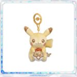 Celebrate 30 years of Pokémon with the Pikachu 30th Celebration Gold Plush Key Chain. Featuring a special gold anniversary design, this collectible plush is a must-have for Pokémon fans and collectors.