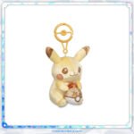 Celebrate 30 years of Pokémon with the Pikachu 30th Celebration Gold Plush Key Chain. Featuring a special gold anniversary design, this collectible plush is a must-have for Pokémon fans and collectors.