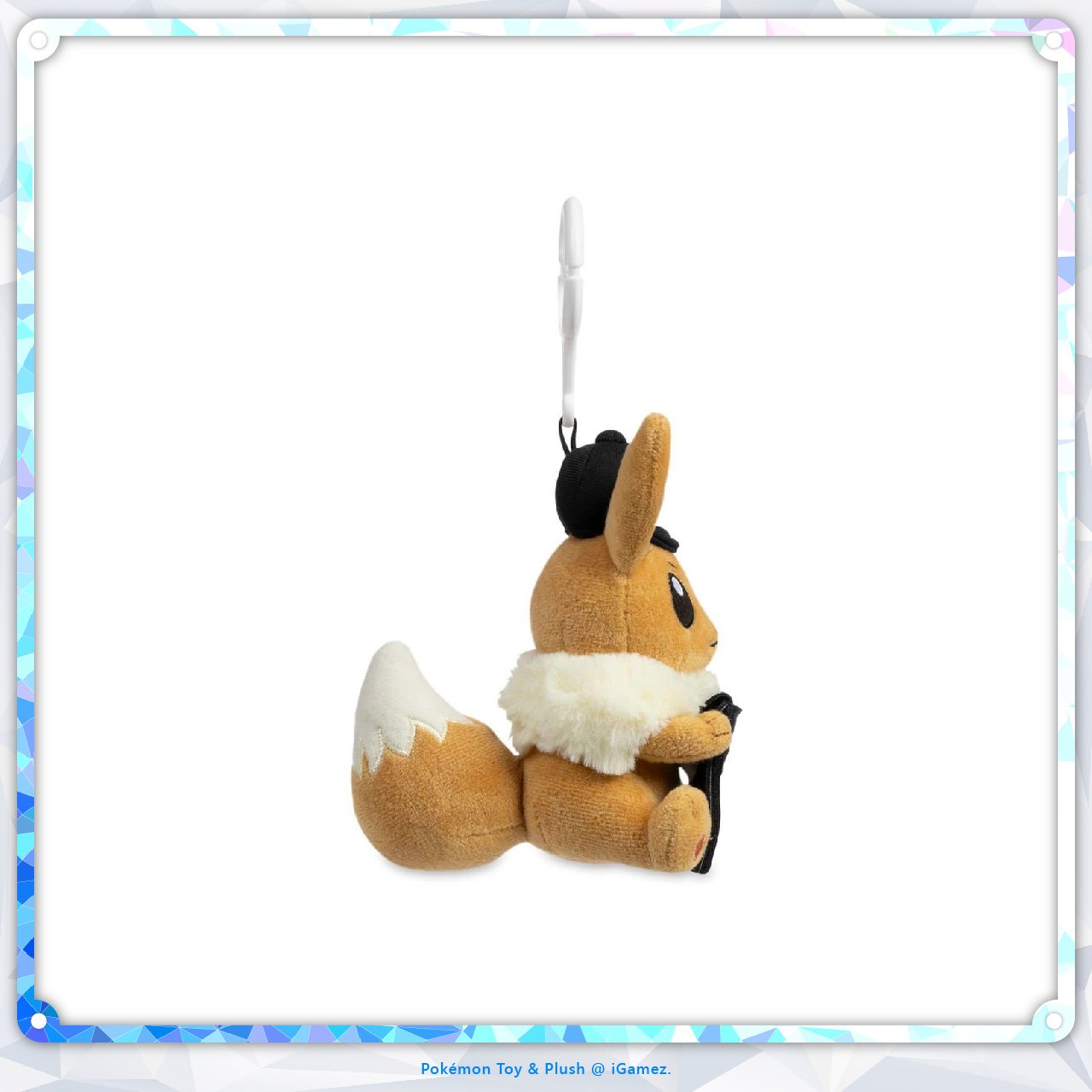 Display, collect, and carry your favorite Pokémon TCG coin with the Eevee Coin-Display Plush Key Chain. An adorable Pokémon Center exclusive for trainers and collectors alike.
