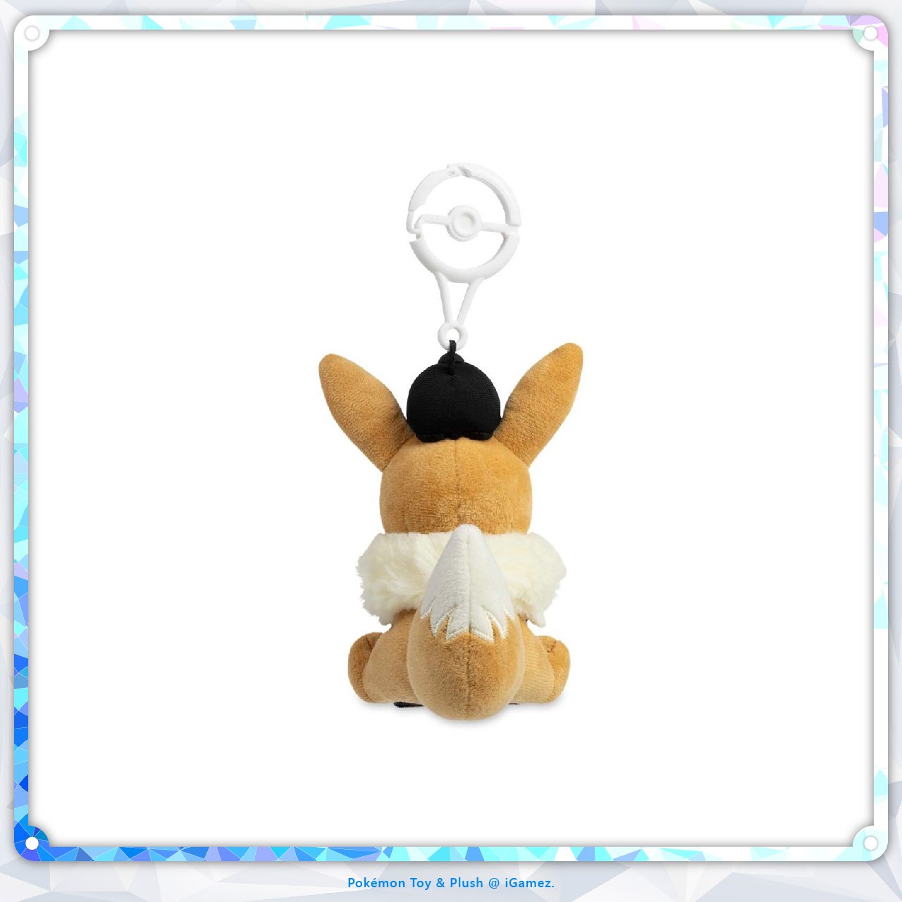 Display, collect, and carry your favorite Pokémon TCG coin with the Eevee Coin-Display Plush Key Chain. An adorable Pokémon Center exclusive for trainers and collectors alike.