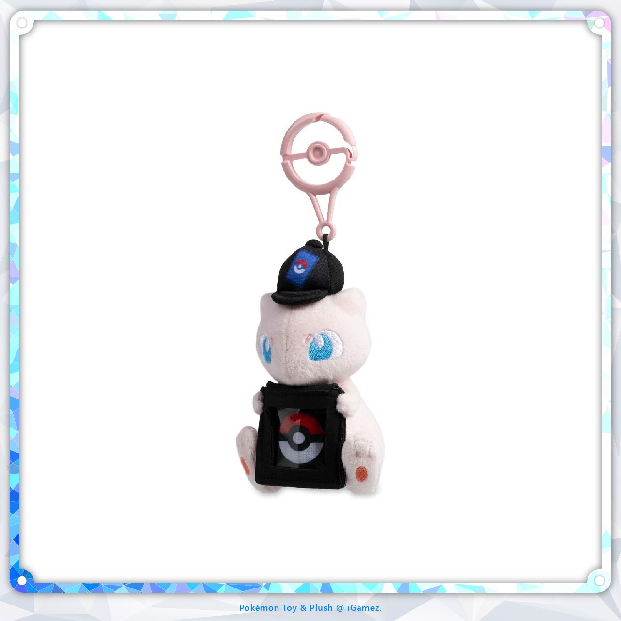 Display, collect, and carry your favorite Pokémon TCG coin with the Mew Coin-Display Plush Key Chain. An adorable Pokémon Center exclusive for trainers and collectors alike.