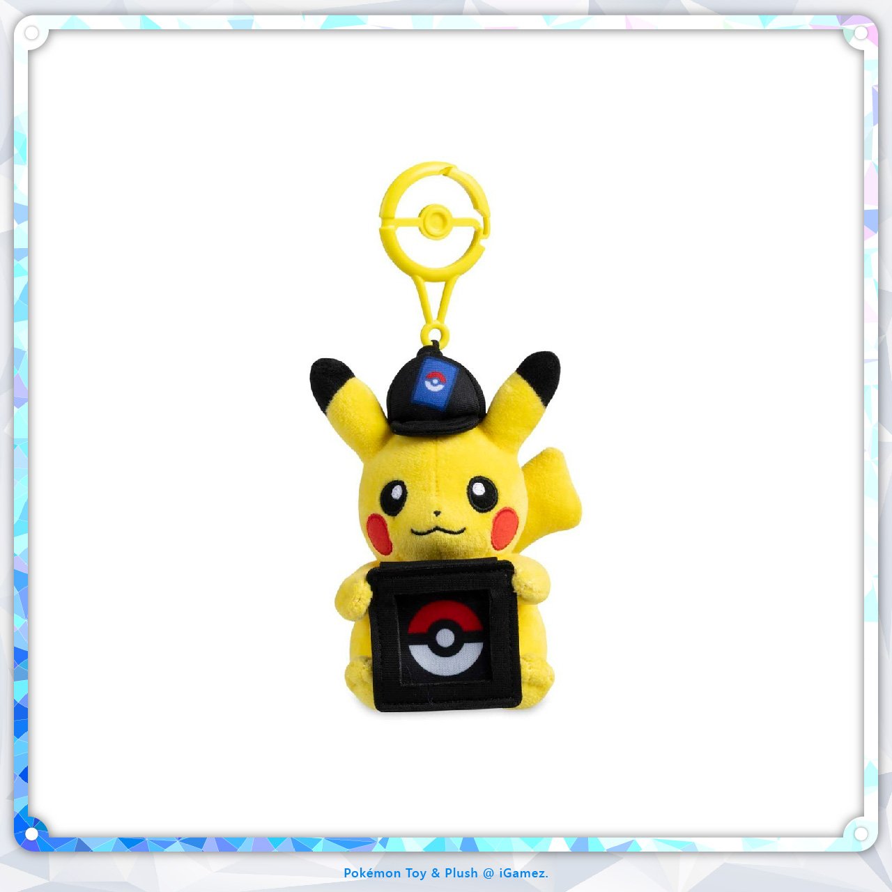 Display, collect, and carry your favorite Pokémon TCG coin with the Pikachu Coin-Display Plush Key Chain. An adorable Pokémon Center exclusive for trainers and collectors alike.