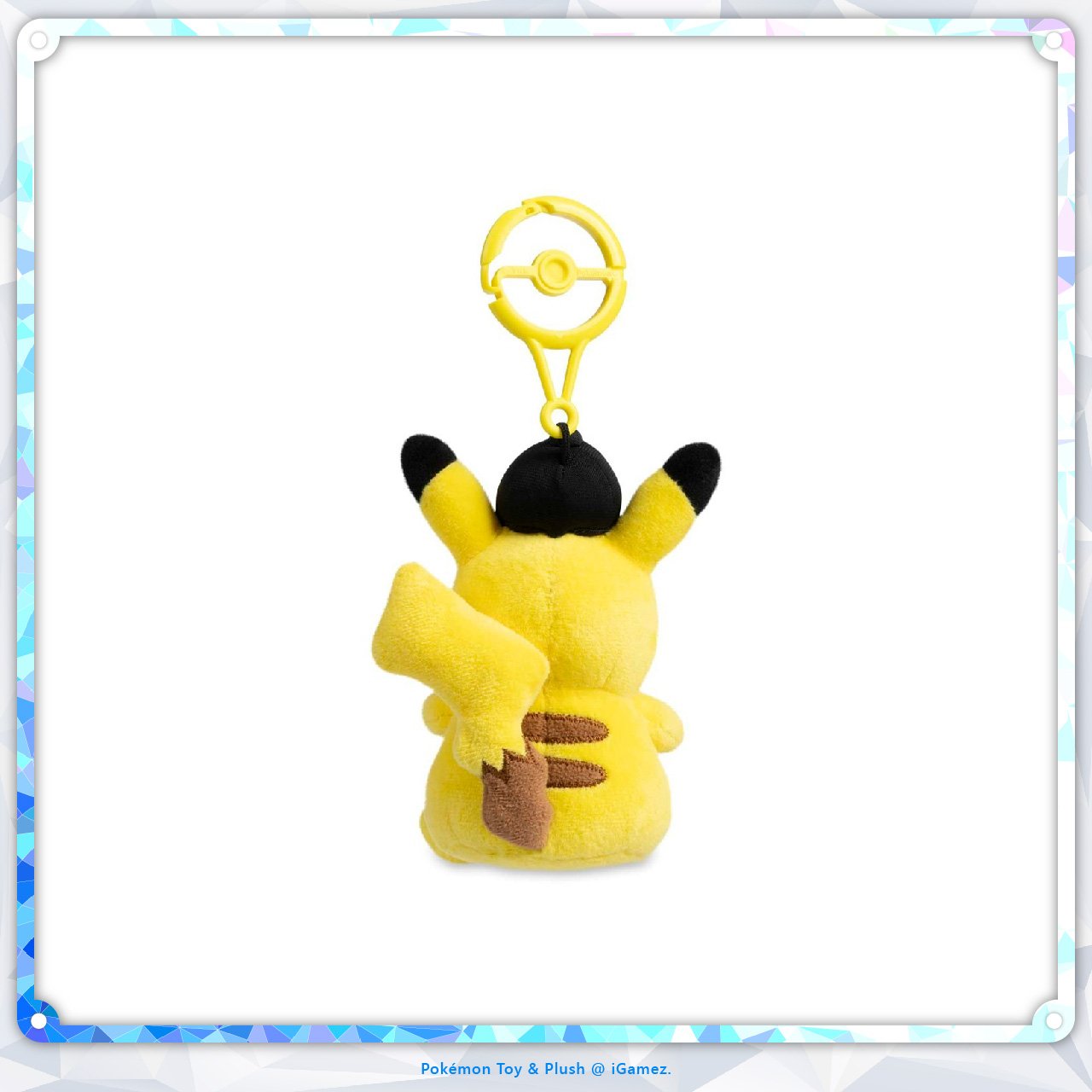 Display, collect, and carry your favorite Pokémon TCG coin with the Pikachu Coin-Display Plush Key Chain. An adorable Pokémon Center exclusive for trainers and collectors alike.