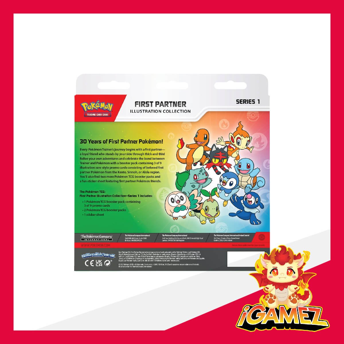 Get your Pokémon First Partner Illustration Collection - Series 1 now at iGamez in Kulim. Shop authentic booster boxes, sleeve packs, and checklane blisters with fast nationwide shipping across Malaysia.