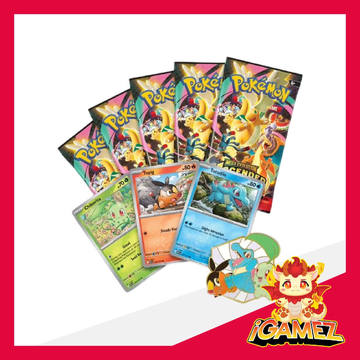 Get your Pokémon Ascended Heroes First Partners Deluxe Pin Collection now at iGamez in Kulim. Shop authentic booster boxes, sleeve packs, and checklane blisters with fast nationwide shipping across Malaysia.