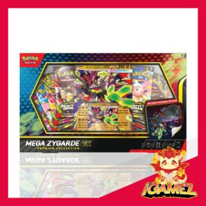 Get your Pokémon Mega Zygarde ex Premium Collection now at iGamez in Kulim. Shop authentic booster boxes, sleeve packs, and checklane blisters with fast nationwide shipping across Malaysia.