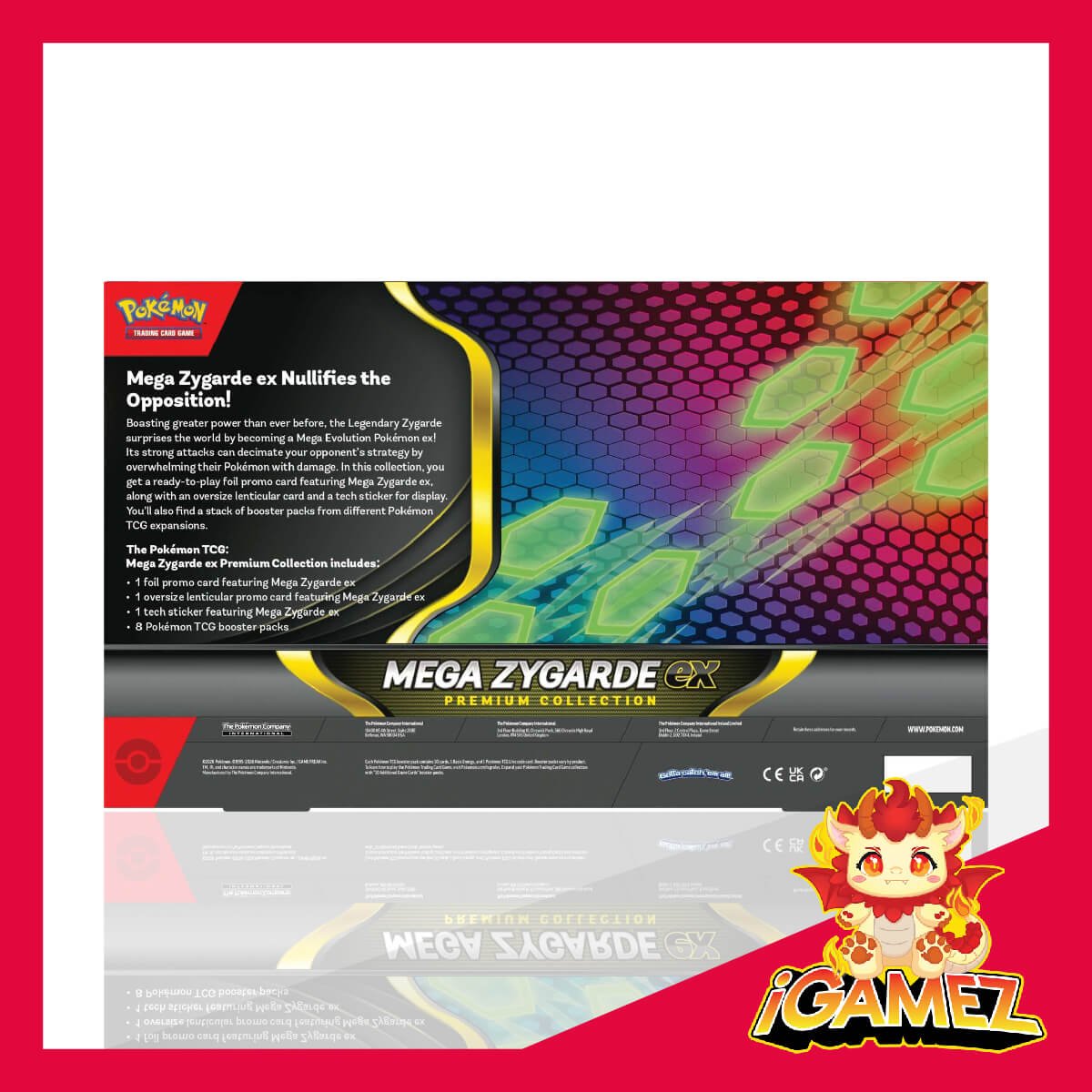 Get your Pokémon Mega Zygarde ex Premium Collection now at iGamez in Kulim. Shop authentic booster boxes, sleeve packs, and checklane blisters with fast nationwide shipping across Malaysia.