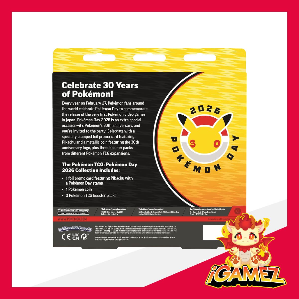 Get your Pokémon Day 2026 now at iGamez in Kulim. Shop authentic booster boxes, sleeve packs, and checklane blisters with fast nationwide shipping across Malaysia.