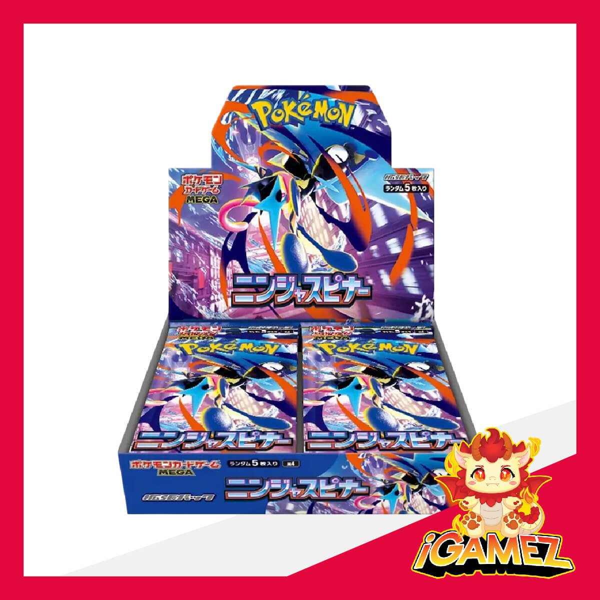 Get your Pokémon M4 Ninja Spinner Booster Box now at iGamez