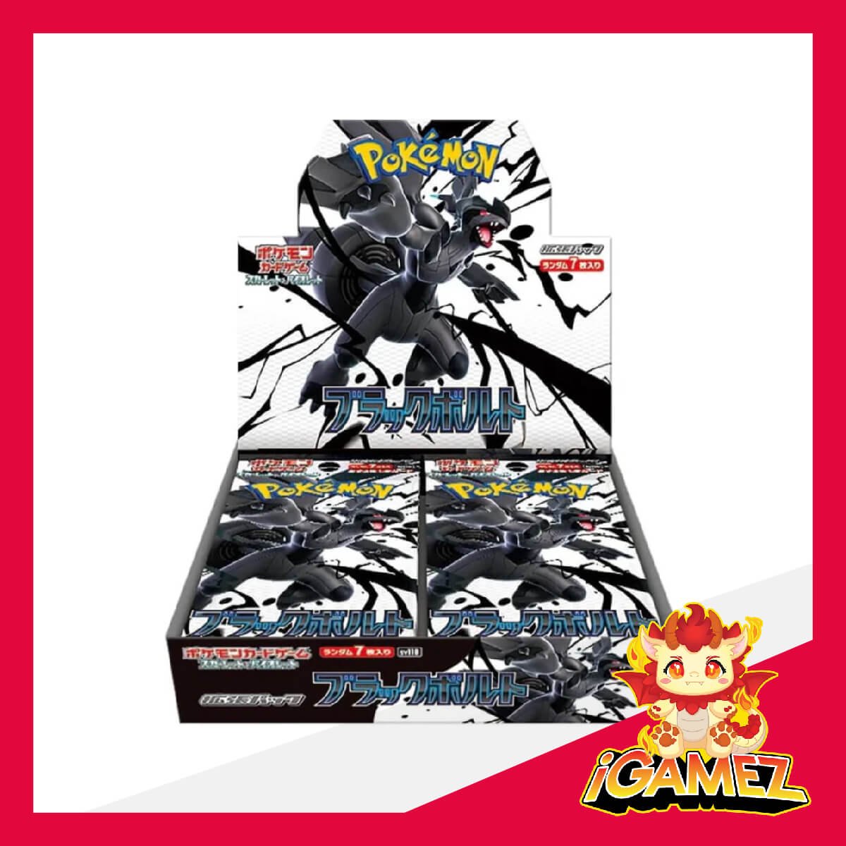 Get your Pokémon SV11B Black Bolt Booster Box now at iGamez