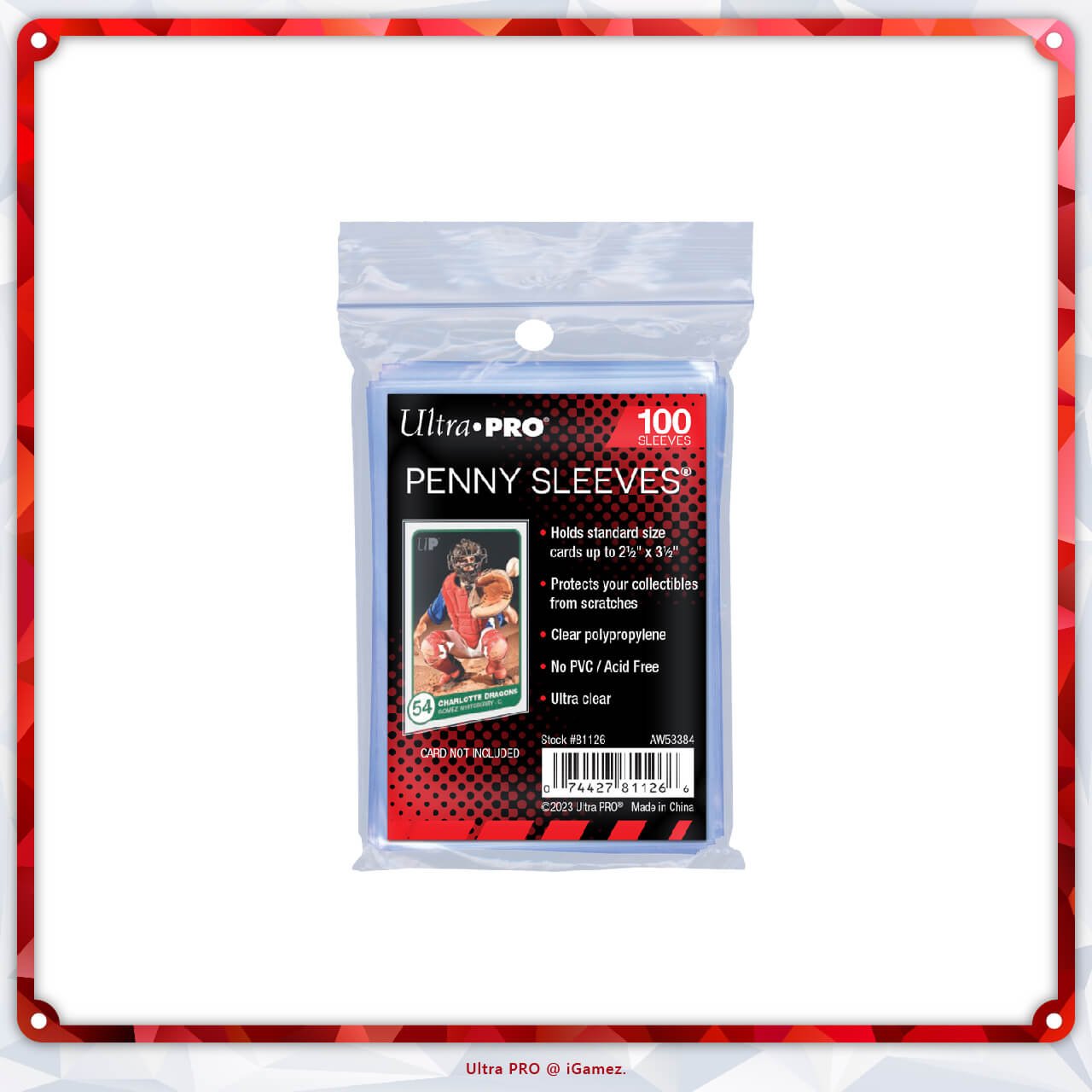 Get your Ultra Pro Card Sleeves now at iGamez in Kulim. Shop authentic booster boxes, sleeve packs, and checklane blisters with fast nationwide shipping across Malaysia.