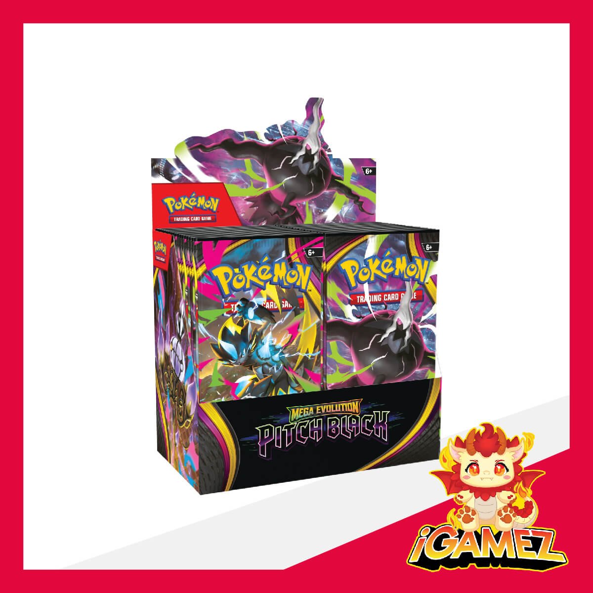 Get your Pokémon ME05 Pitch Black Booster Box now at iGamez in Kulim. Shop authentic booster boxes, sleeve packs, and checklane blisters with fast nationwide shipping across Malaysia.