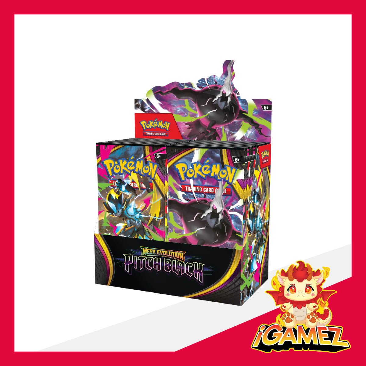 Get your Pokémon ME05 Pitch Black Booster Box now at iGamez in Kulim. Shop authentic booster boxes, sleeve packs, and checklane blisters with fast nationwide shipping across Malaysia.