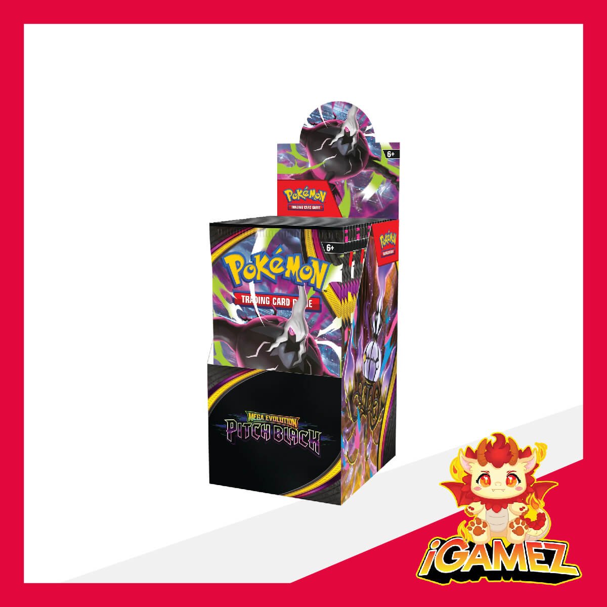 Get your Pokémon ME05 Pitch Black Half Booster Box now at iGamez in Kulim. Shop authentic booster boxes, sleeve packs, and checklane blisters with fast nationwide shipping across Malaysia.