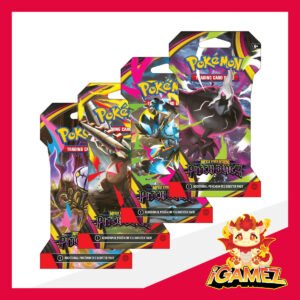 Get your Pokémon ME05 Pitch Black Sleeved Booster Pack now at iGamez in Kulim. Shop authentic booster boxes, sleeve packs, and checklane blisters with fast nationwide shipping across Malaysia.