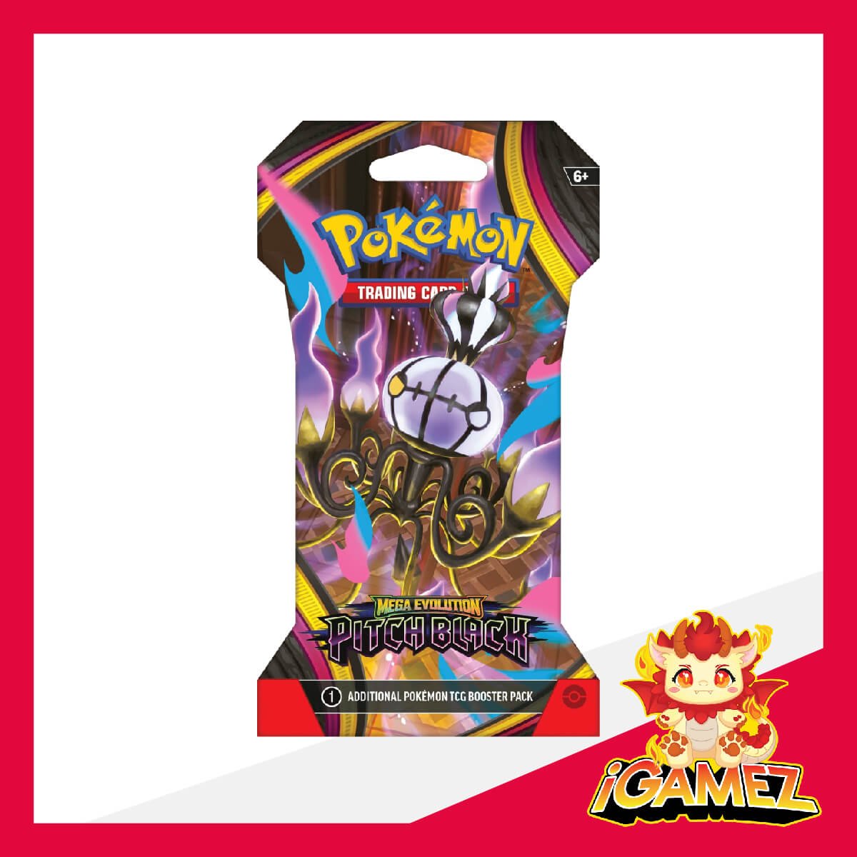 Get your Pokémon ME05 Pitch Black Sleeved Booster Pack now at iGamez in Kulim. Shop authentic booster boxes, sleeve packs, and checklane blisters with fast nationwide shipping across Malaysia.