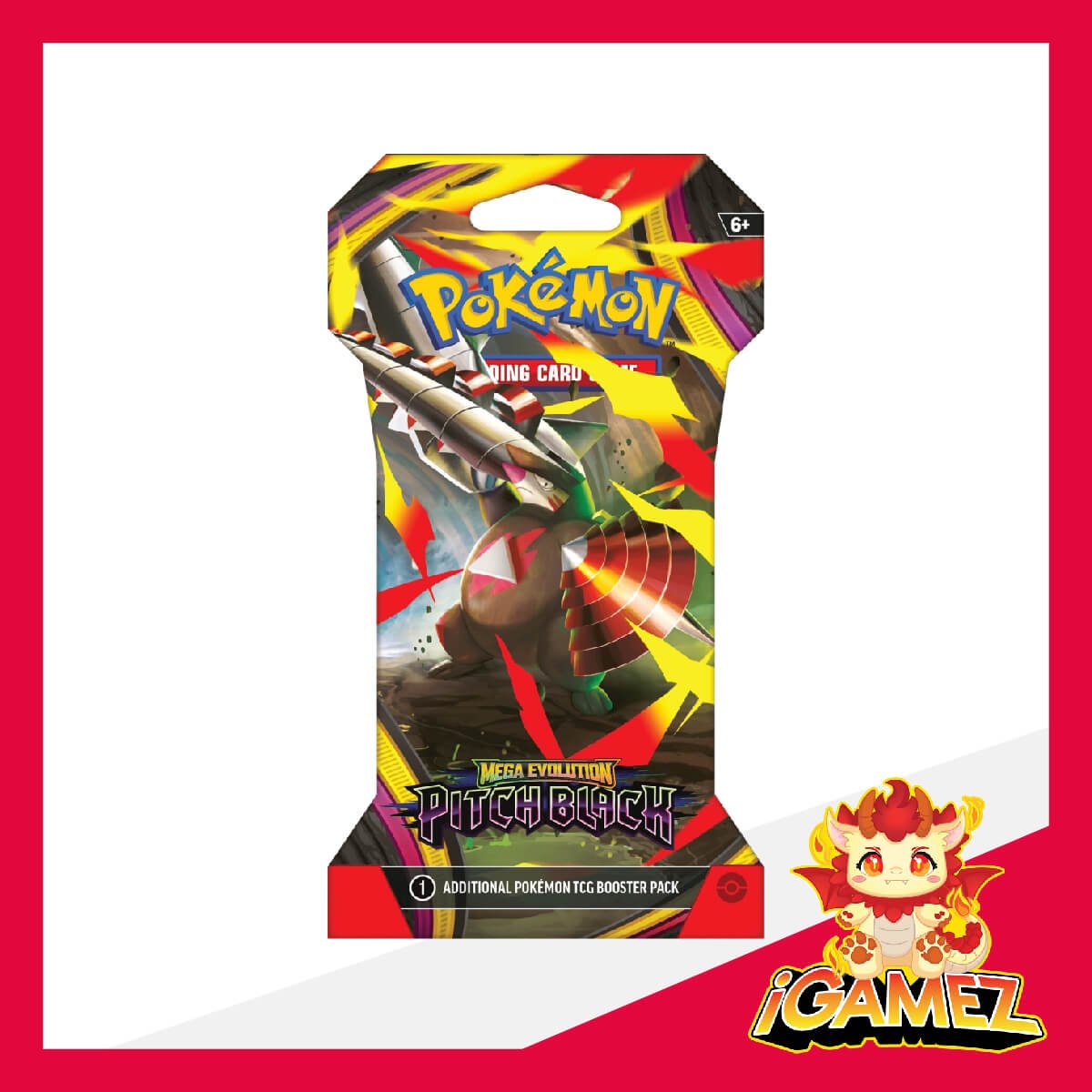 Get your Pokémon ME05 Pitch Black Sleeved Booster Pack now at iGamez in Kulim. Shop authentic booster boxes, sleeve packs, and checklane blisters with fast nationwide shipping across Malaysia.