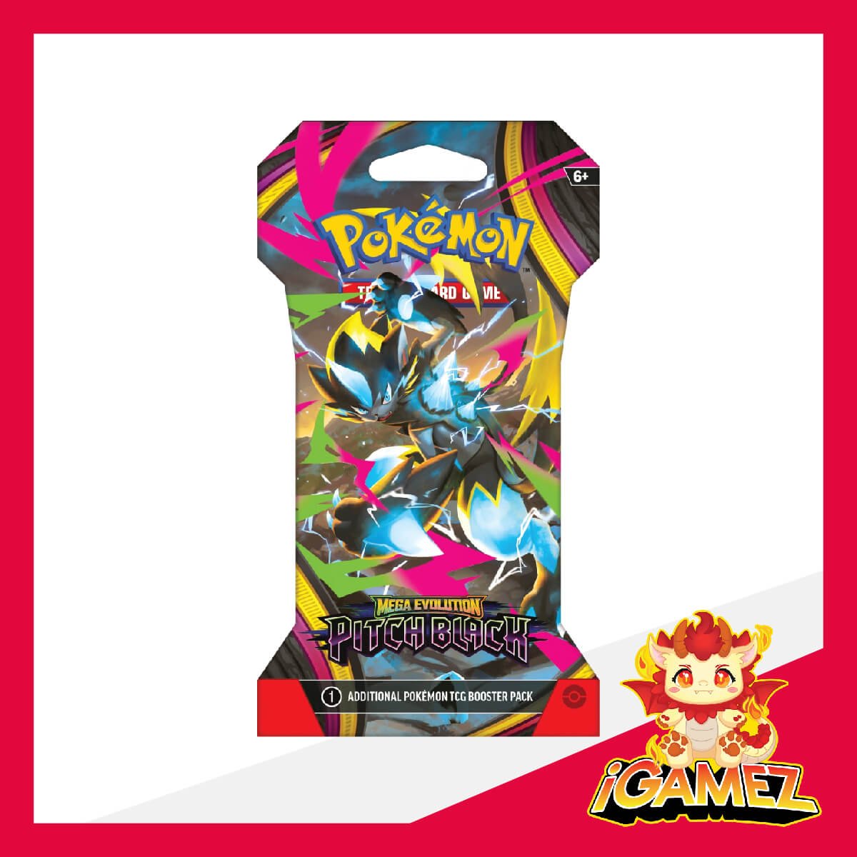 Get your Pokémon ME05 Pitch Black Sleeved Booster Pack now at iGamez in Kulim. Shop authentic booster boxes, sleeve packs, and checklane blisters with fast nationwide shipping across Malaysia.