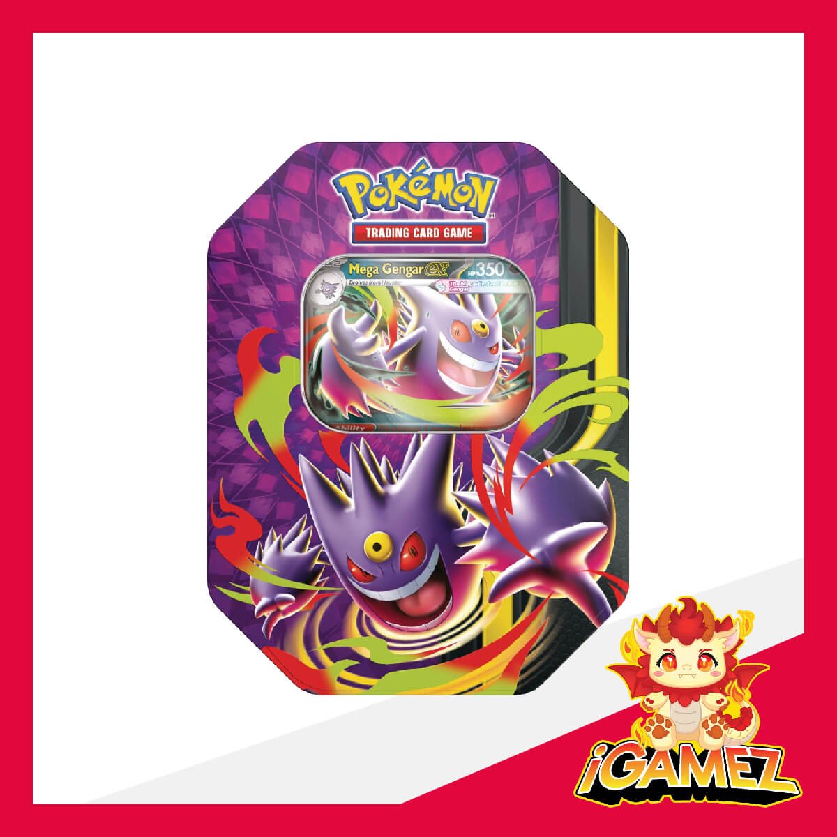 Get your Pokémon Mega Moonlit Tin now at iGamez in Kulim. Shop authentic booster boxes, sleeve packs, and checklane blisters with fast nationwide shipping across Malaysia.