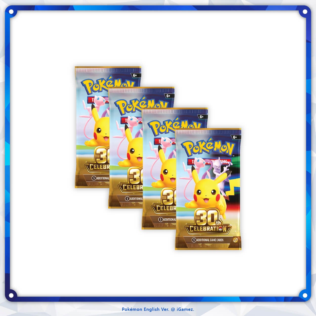 Pokémon TCG: 30th Celebration Ex Tins Assortment at iGamez in Kulim, Malaysia. Shop authentic booster boxes, sleeve packs, and checklane blisters with fast nationwide shipping across Malaysia.
